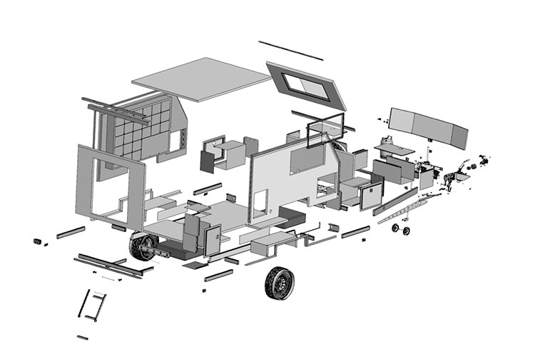 Design: 3.3m Modular Caravan - TOPOLOGROUP