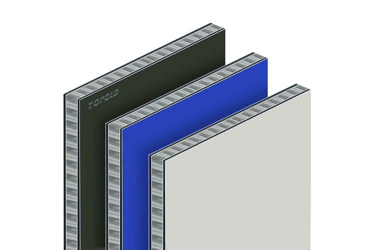 ACP Skin Polypropylene Honeycomb Sandwich Panels