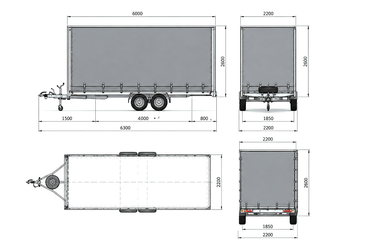Curtain Side Trailers
